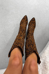 ALBA Cowboy Western Boots - Leopard - 1