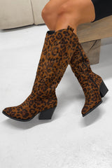 ALBA Cowboy Western Boots - Leopard - 4