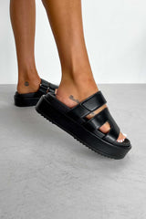 AMARI Chunky Gladiator Strap Sandal - Black