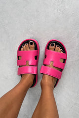 AMARI Chunky Gladiator Strap Sandal - Pink - 1