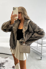 BLIZZARD Faux Fur Jacket - Brown - 2