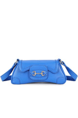 Cross Body Chain Detail Bag - Blue
