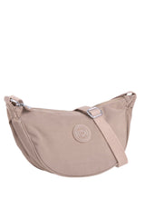 Cross Body Nylon Bag - Beige
