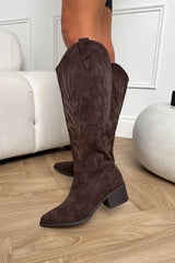 DAKOTA Cowboy Western Boots - Brown
