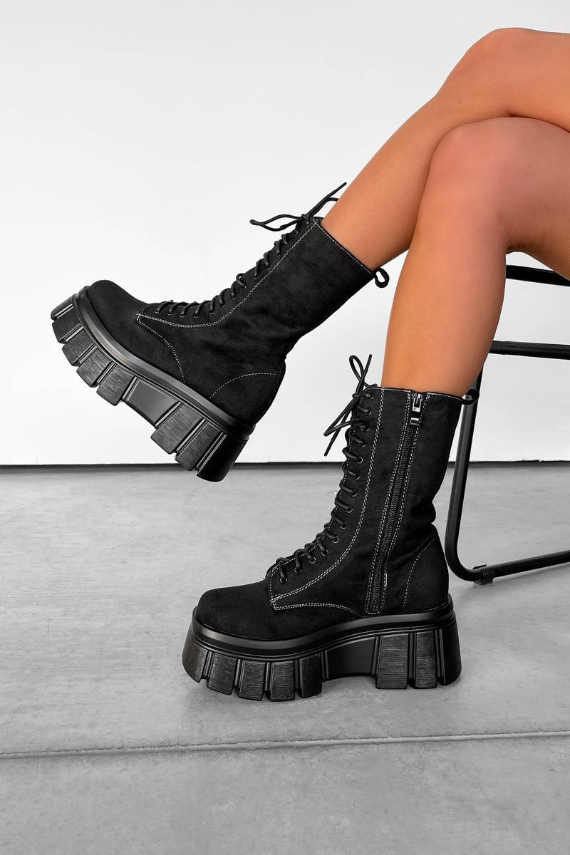 Asos Clear Bottom Boots ASOS DESIGN California Premium Leather