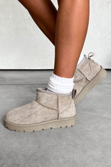 KIKO Ultra Mini Ankle Boots - Mushroom - 1