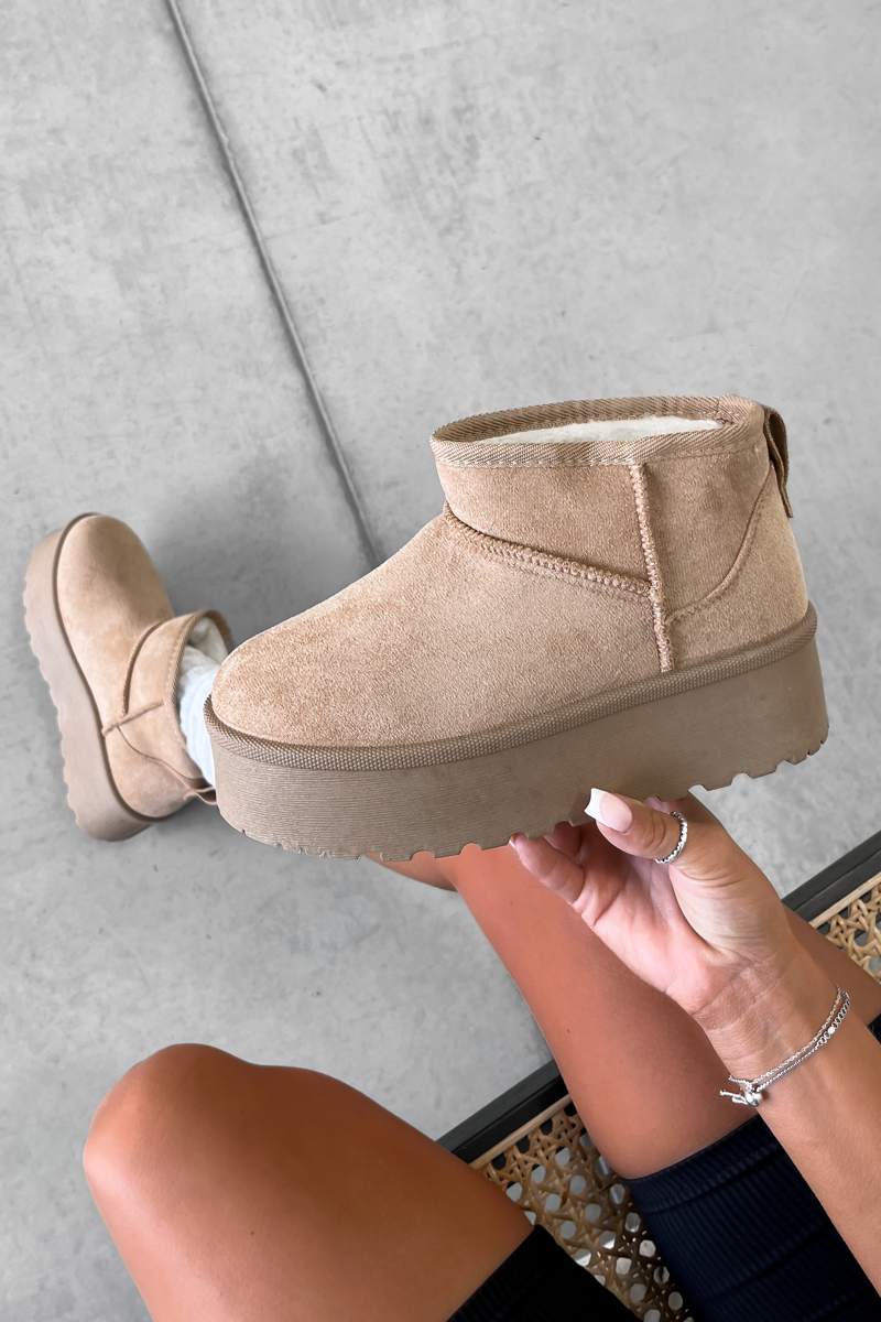 Beige suede ankle boots uk shop