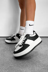 MANIC Chunky Sole Trainers - Black/White - 2