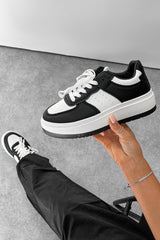 MANIC Chunky Sole Trainers - Black/White