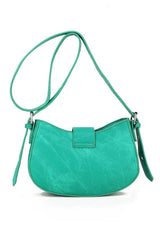 Studded Cross Body Bag - Green - 2