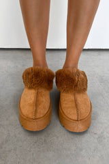 TAMARA Mini Platform Ankle Boots - Camel - 2