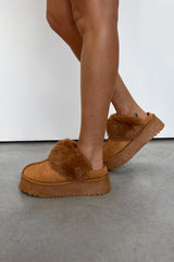 TAMARA Mini Platform Ankle Boots - Camel - 1