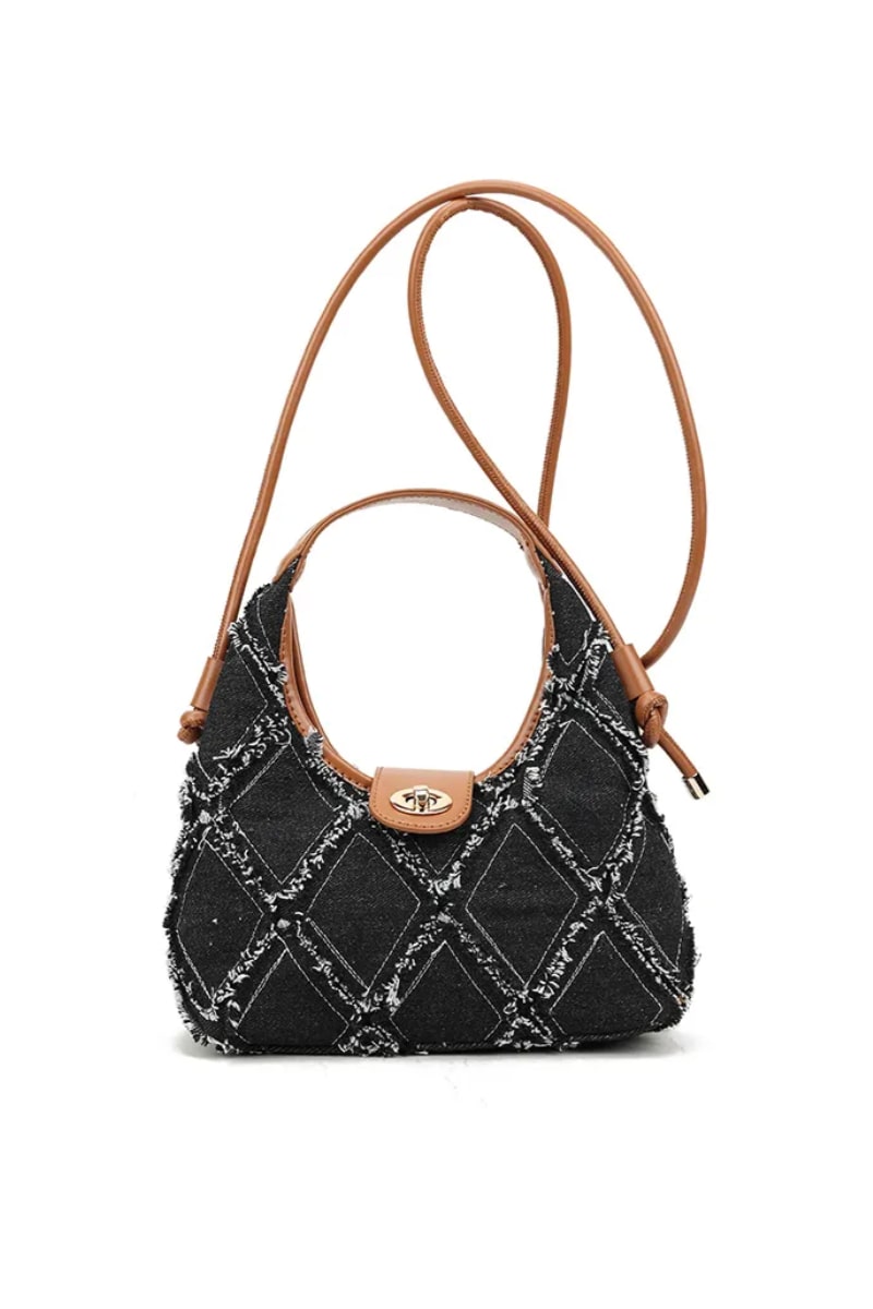 Tote cross body bag - Black