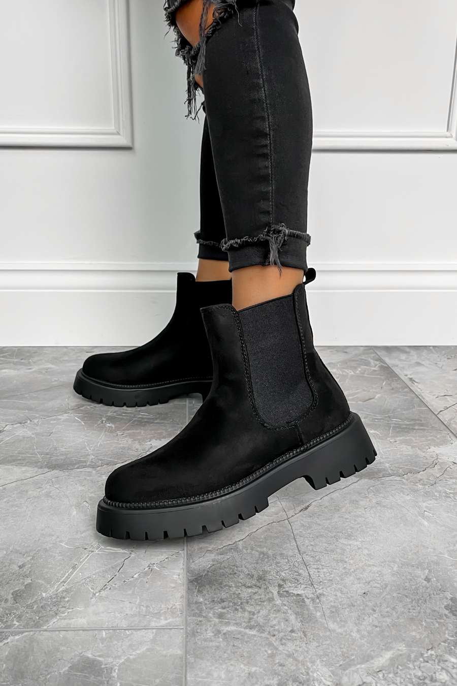 Faux Suede Boots Flat Boots Uk Shop Womens Flat Winter Boots Uk Shop