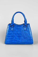 Mini Tote Bag - Blue Croc - 2