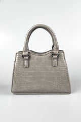 Mini Tote Bag - Grey Croc - 2