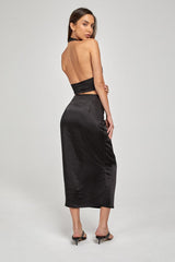 Motel Gardy Midi Skirt - Black - 2