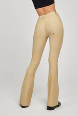 Motel Jopanka Flare Trousers - Ecru - 2