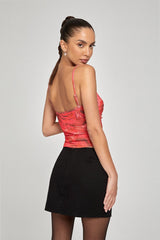 Motel Pratiba Cami Top - Red