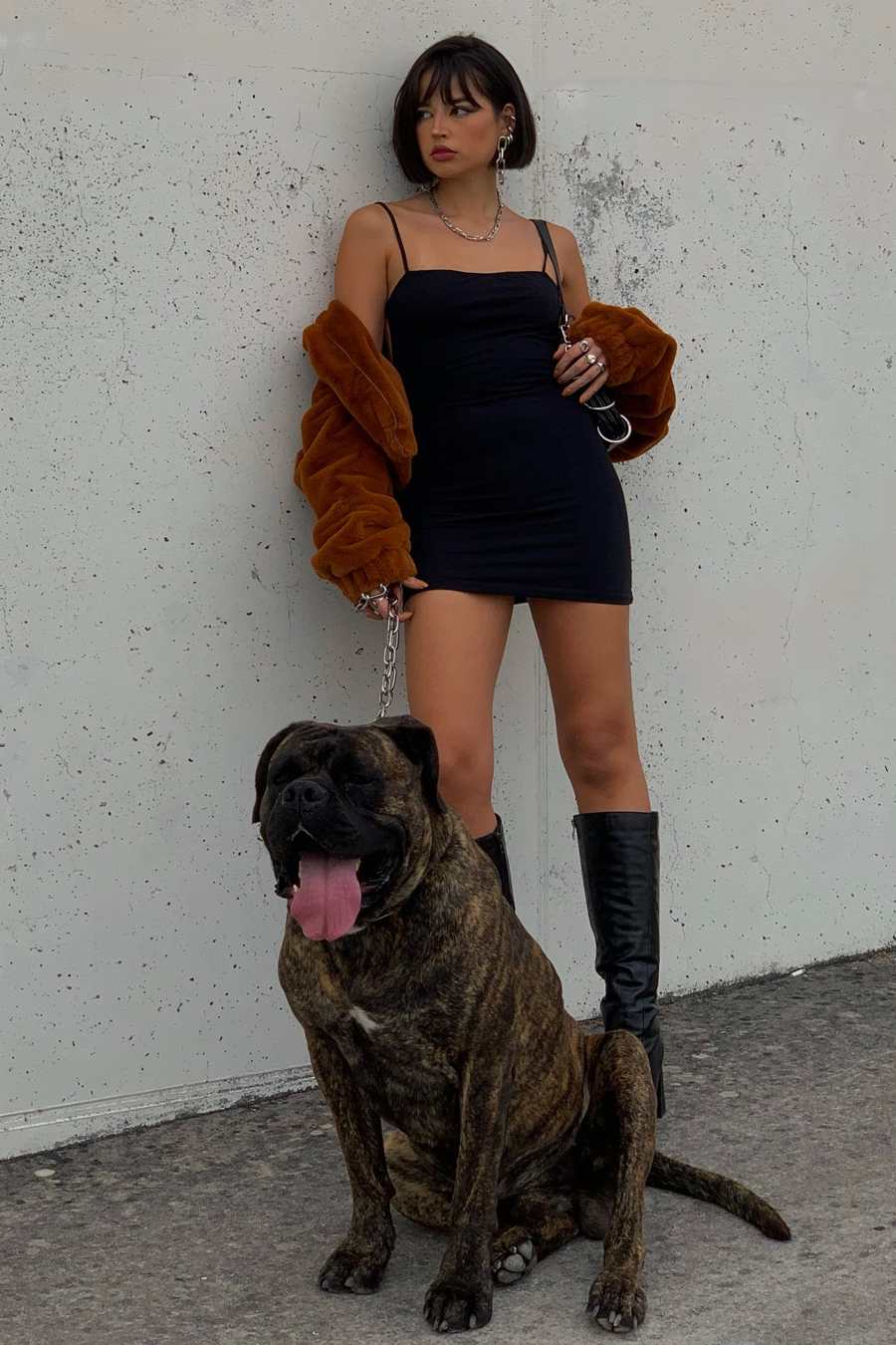 casual fall maxi dress Black Cotton Polyester Split Skirt Square Neck Color:#48-Mocha and special occasions Why brand_REBECCA_TAYLOR Black Tie Dresses –