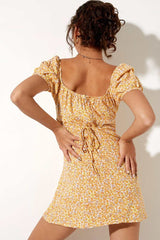 Motel Rocks Sasi Mini Dress - Yellow - 1