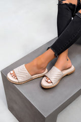 ROCIA Slip on Sandals - Nude - 1