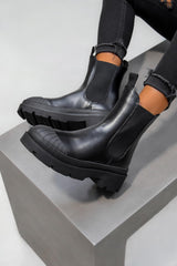 VELA Chelsea Ankle Boots - Black PU - 1