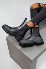 VELA Chelsea Ankle Boots - Black PU - 2