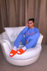 ZAYNA Towelling Slipper - Orange 2