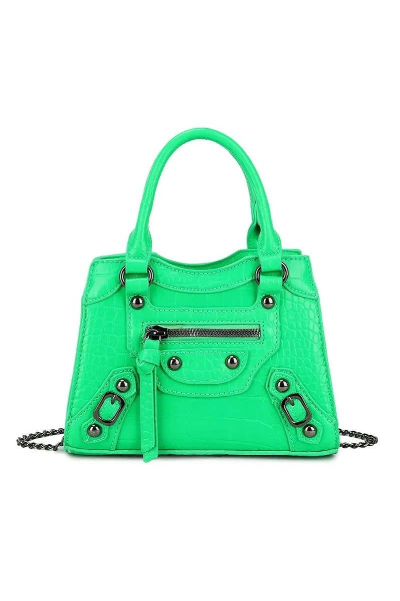 Mini Tote Bag - Neon Green