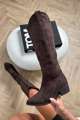 DAKOTA Cowboy Western Boots - Brown