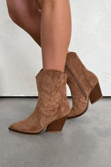 DENVER Western Cowboy Boots - Camel - 2