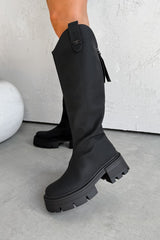 GIGI Chunky Platform Boots - Black - 2