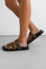 HARPER Gladiator Strap Sandal - Leopard - 4