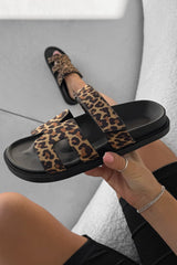 HARPER Gladiator Strap Sandal - Leopard - 3