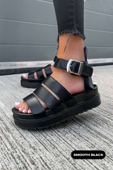 IMMI Chunky Gladiator Sandals - Smooth Black