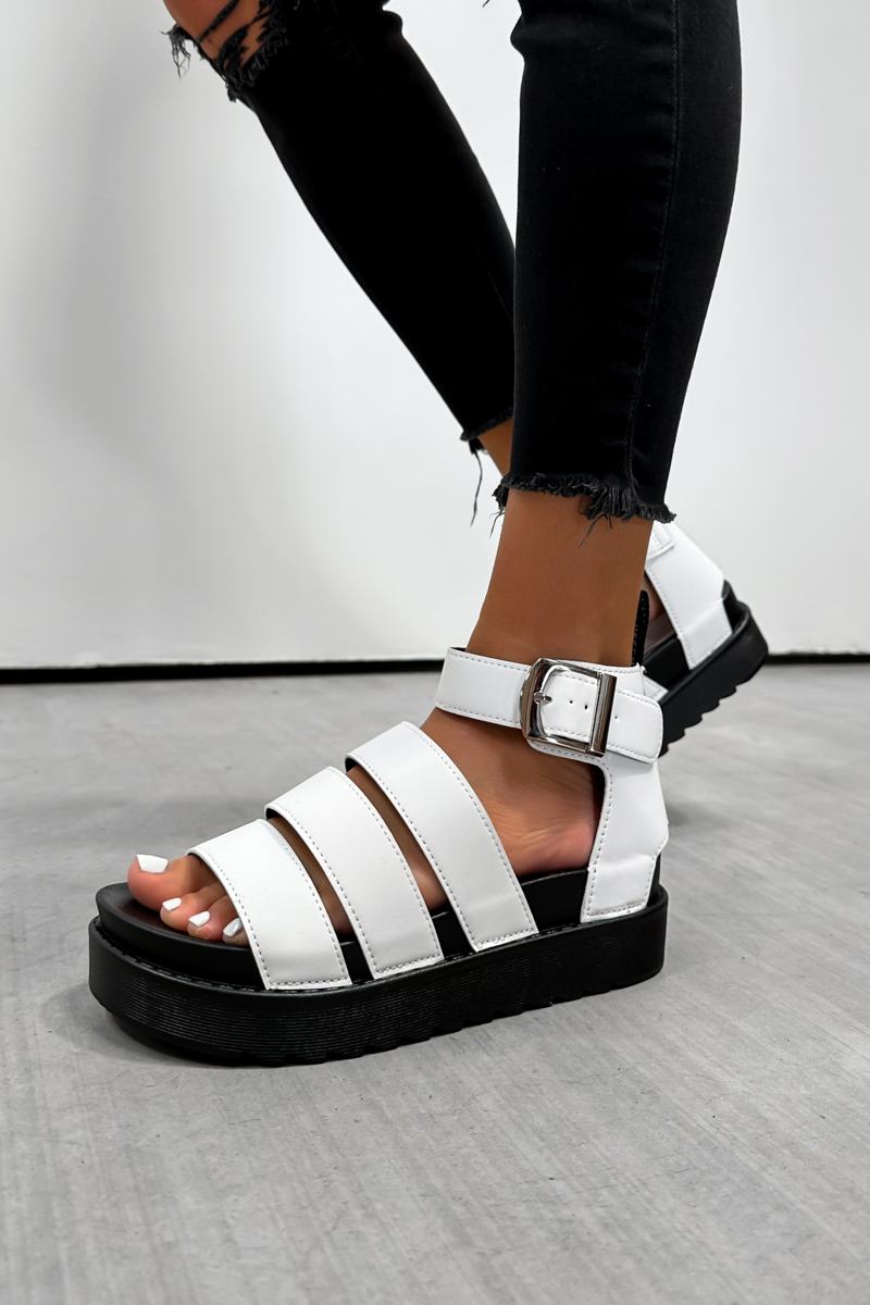 IMMI Chunky Gladiator Sandals - White