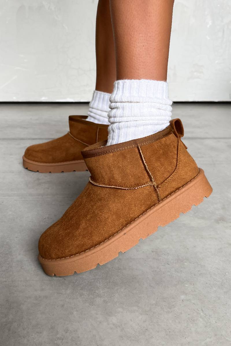 KIKO Ultra Mini Ankle Boots - Chestnut - 2