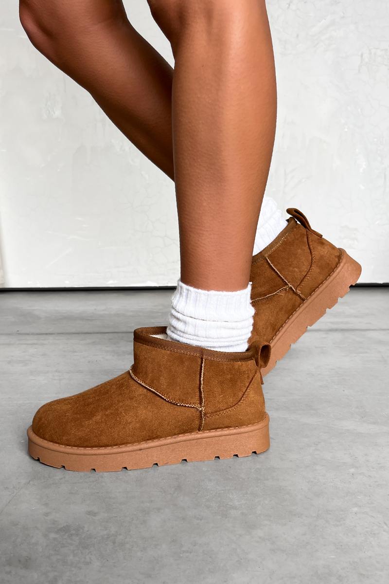 KIKO Ultra Mini Ankle Boots Chestnut