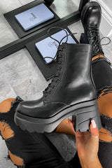 CREED Chunky Platform Boots - Black