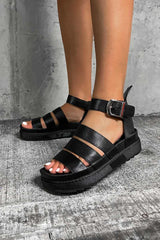 IMMI Chunky Gladiator Sandals - Black - 7