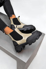 JOELLE Chelsea Ankle Boots - Khaki - 2