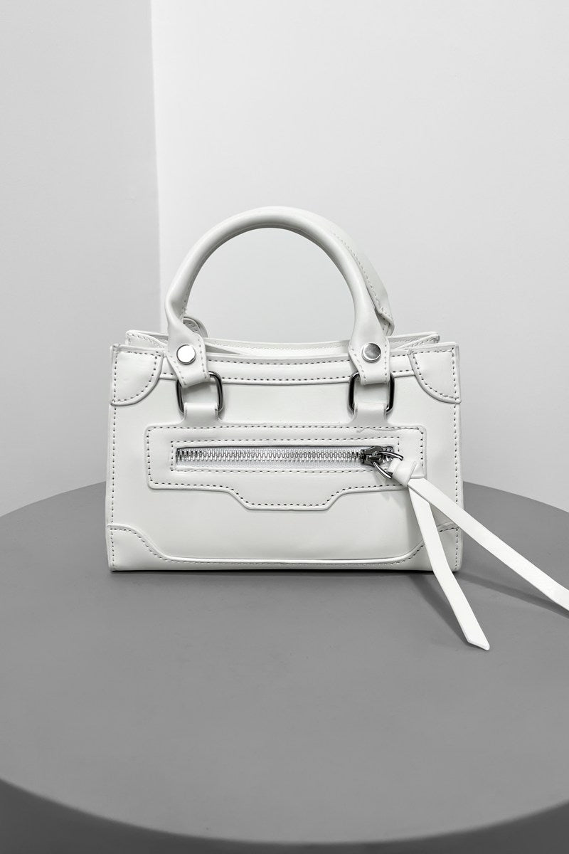 Mini Tote Bag - White